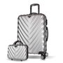 Zoozie Bags Juego de maletas de 2 piezas Gris